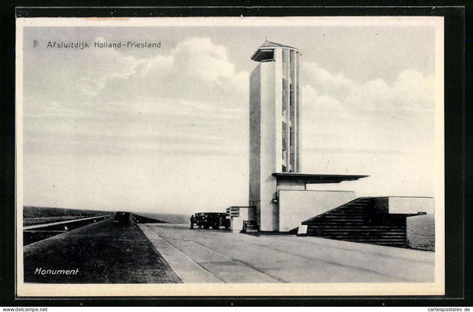 AK Afsluitdijk, Monument  - Den Oever (& Afsluitdijk)