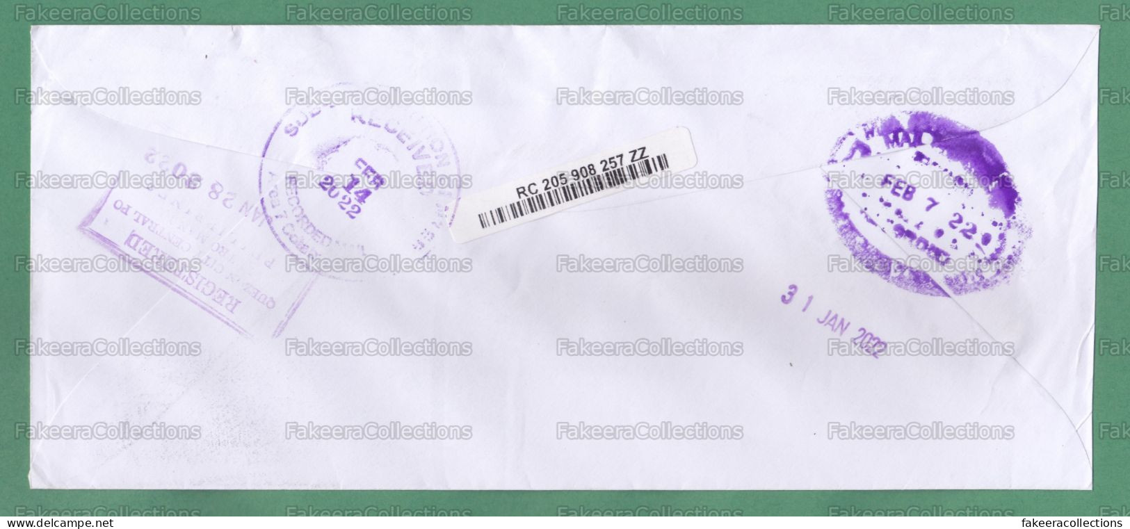 PHILIPPINES 2022 PILIPINAS - Registered Cover With P. 5 & 45 Pesos 2013 Manila Central Post Office Stamps - Philippines
