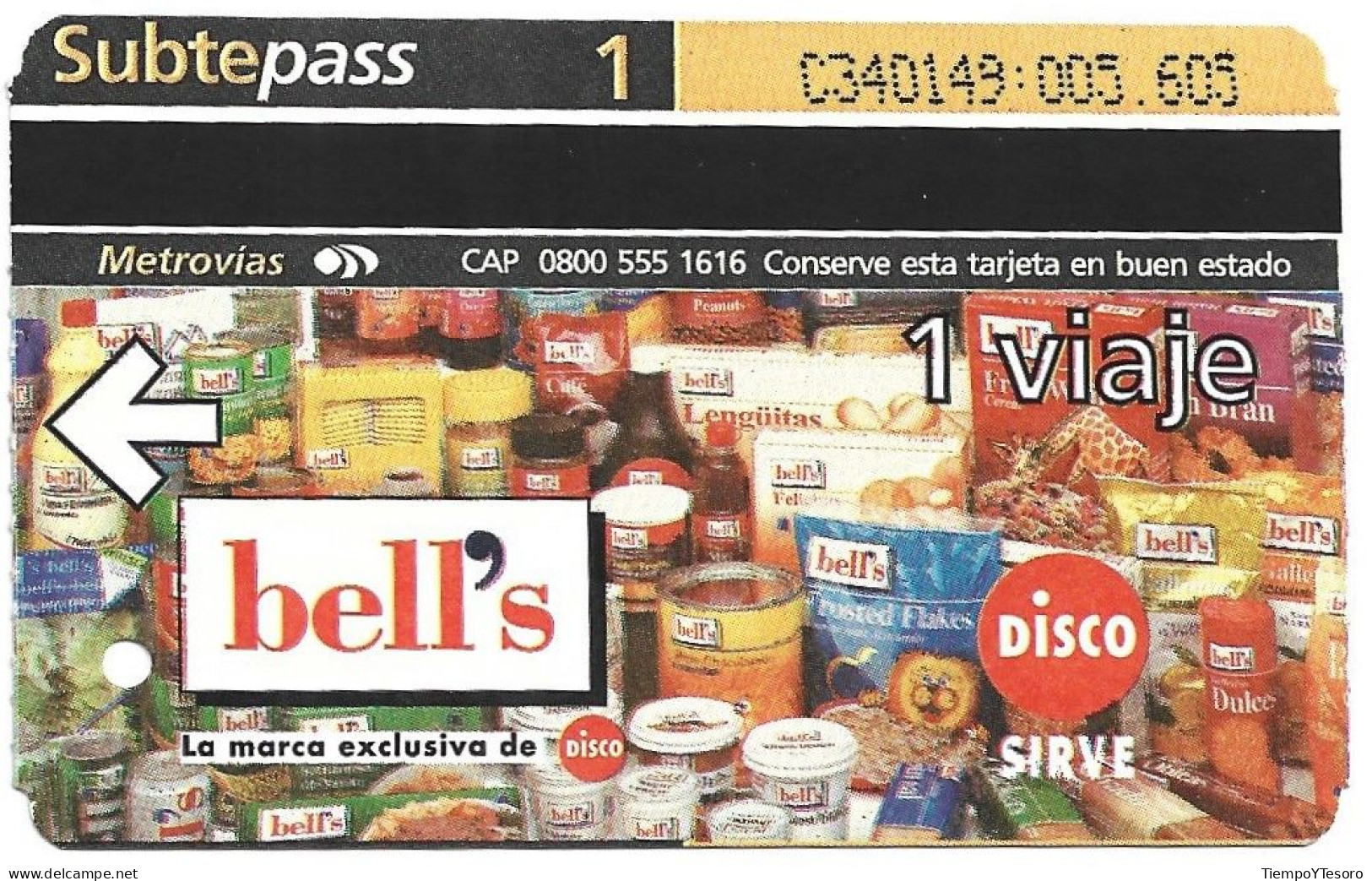 Subtepass - Bell's, N°1442 - Advertising