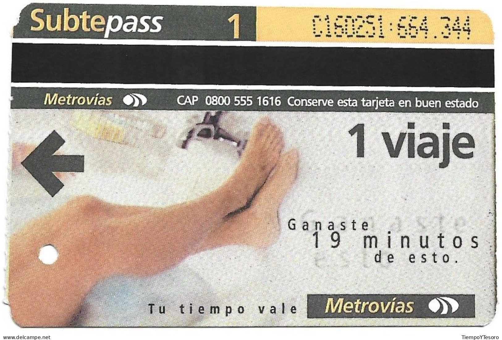 Subtepass - Argentina, Win Time, N°1445 - Publicité