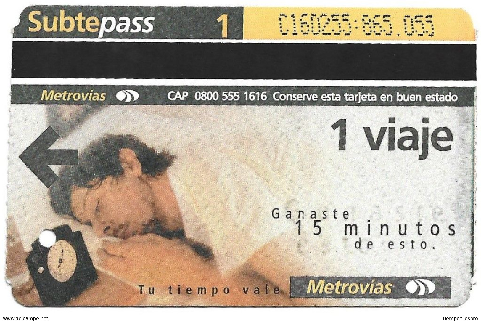 Subtepass - Argentina, Win Time 3, N°1447 - Werbung