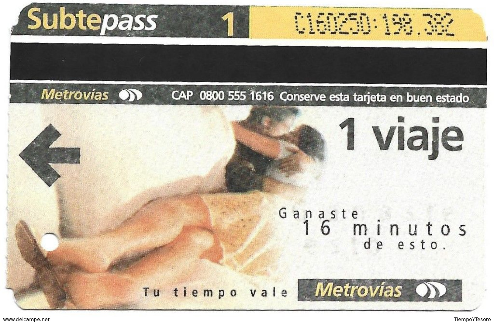 Subtepass - Argentina, Win Time 5, N°1449 - Advertising