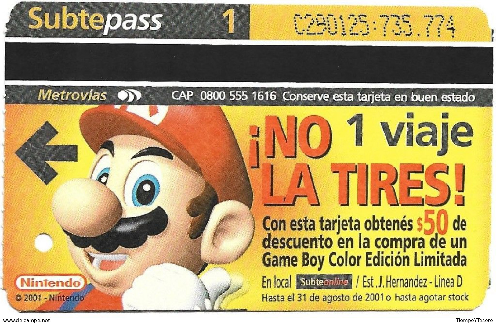 Subtepass - Argentina, Nintendo 4, N°1462 - Reclame
