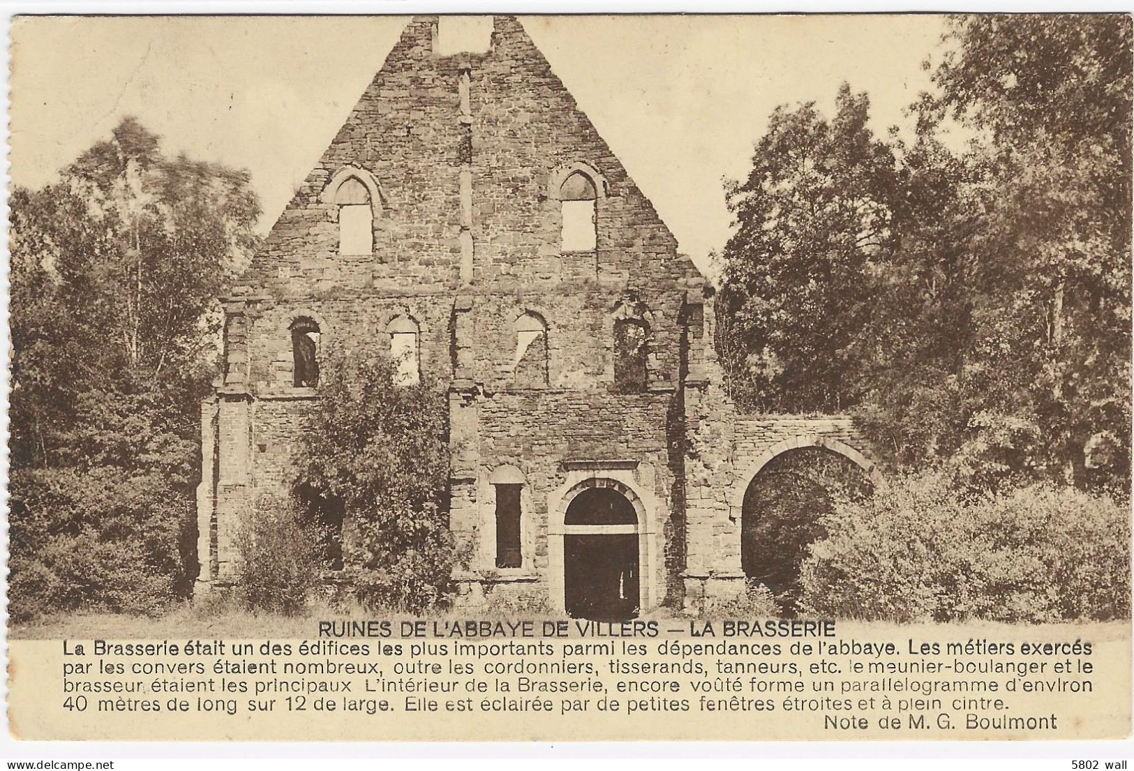 VILLERS-LA-VILLE : Ruines De L'abbaye - La Brasserie - Villers-la-Ville