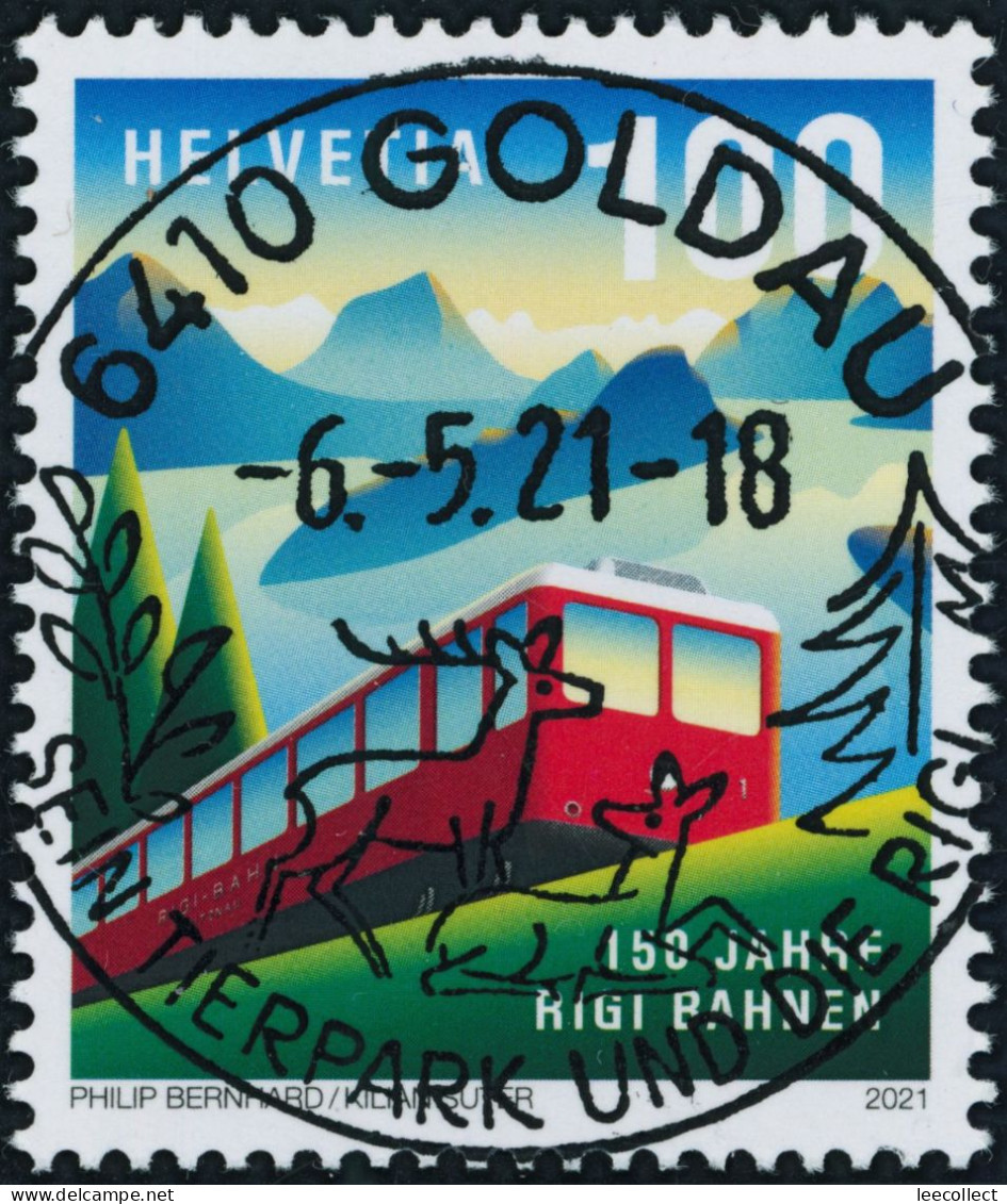 Suisse - 2021 - Rigi Bahn - Ersttag Voll Stempel ET - Oblitérés