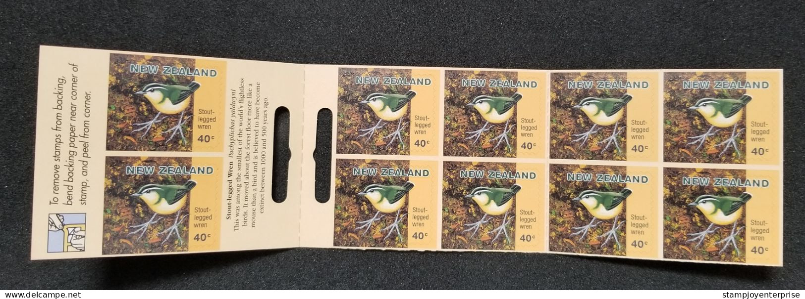 New Zealand Birds 1999 Fauna Bird (booklet) MNH *adhesive - Unused Stamps