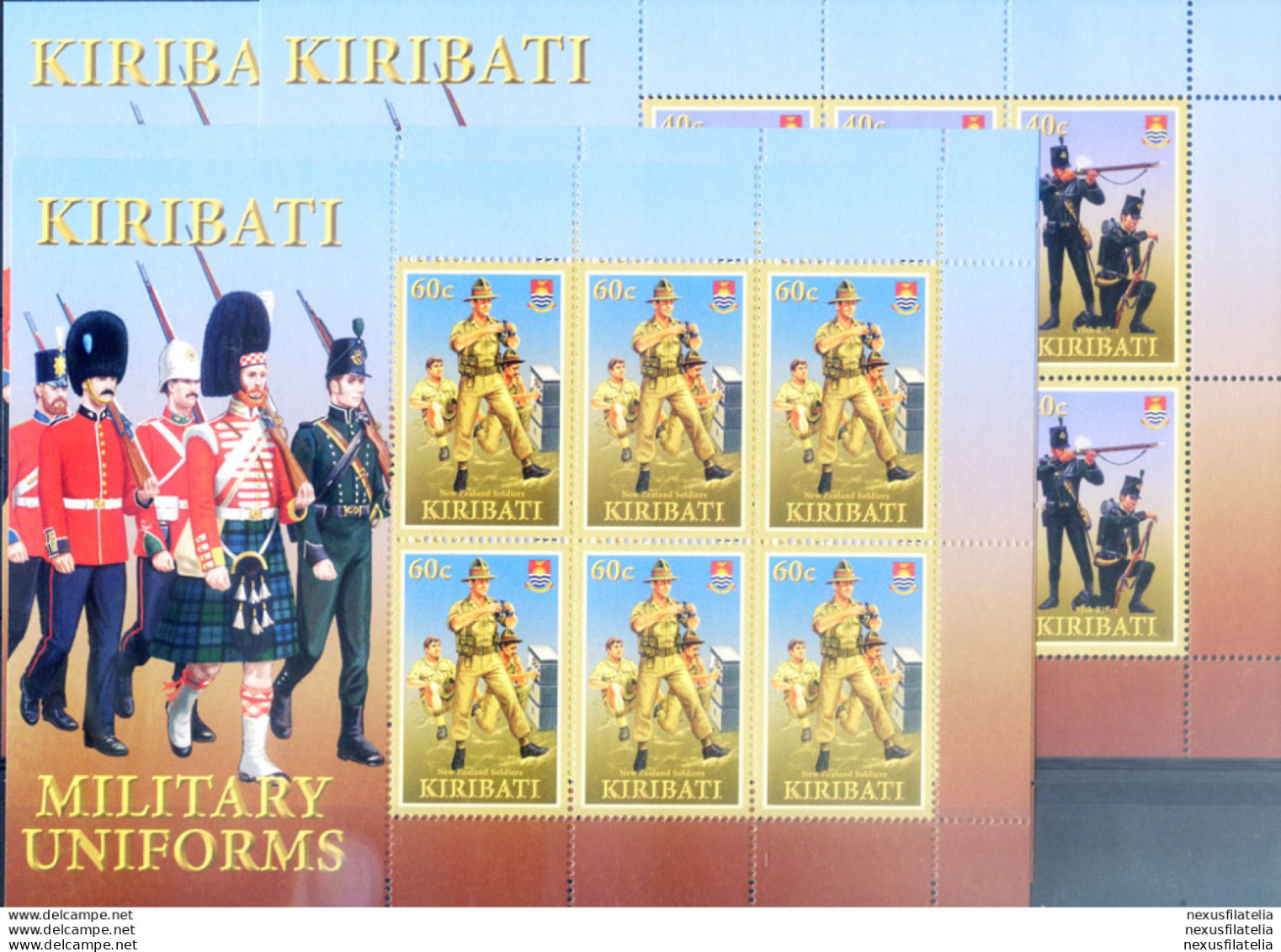 Uniformi Militari 2007. 8 Minifogli. - Kiribati (1979-...)