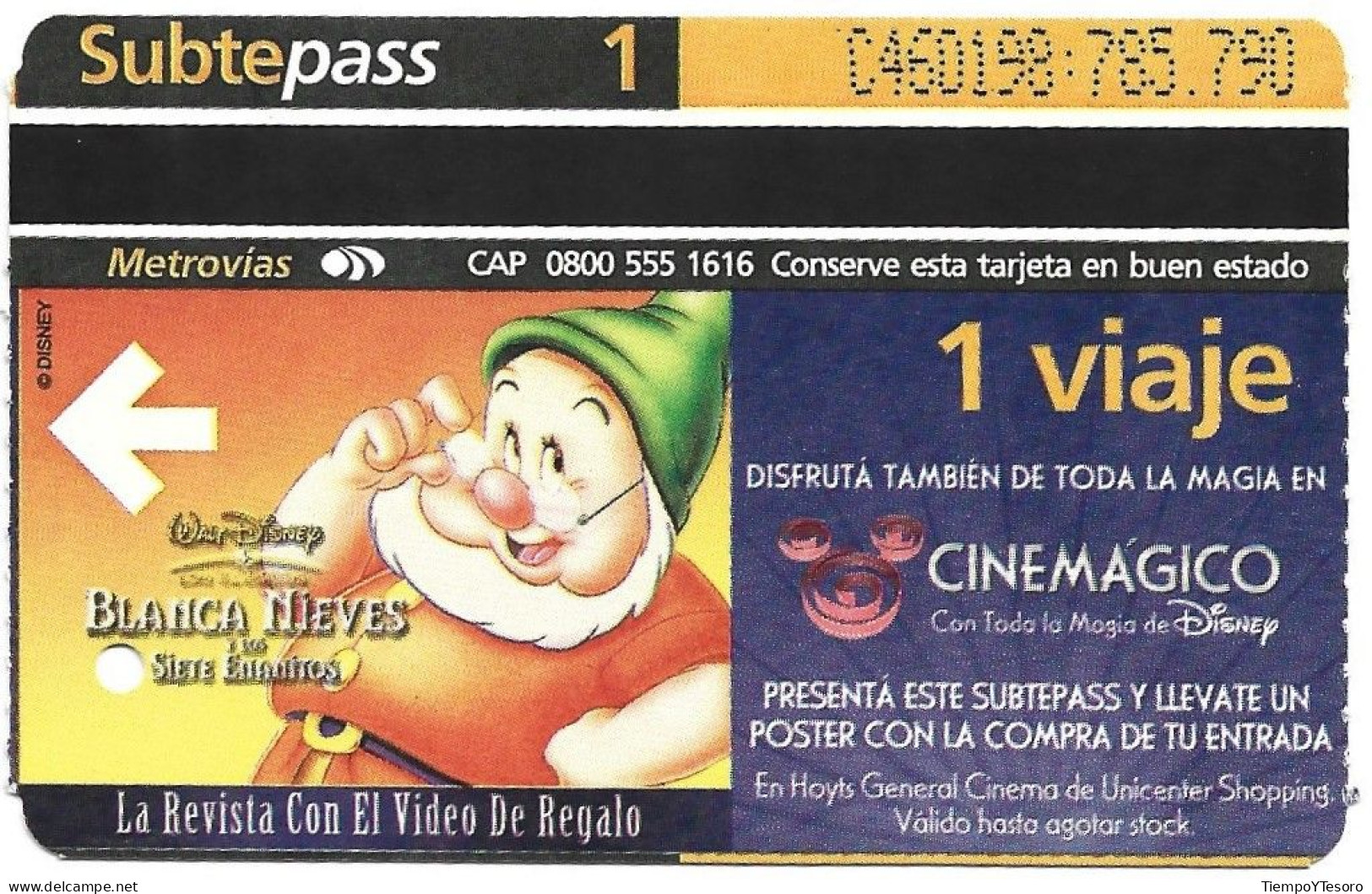 Subtepass - Argentina, Snow White 2, N°1484 - Publicité