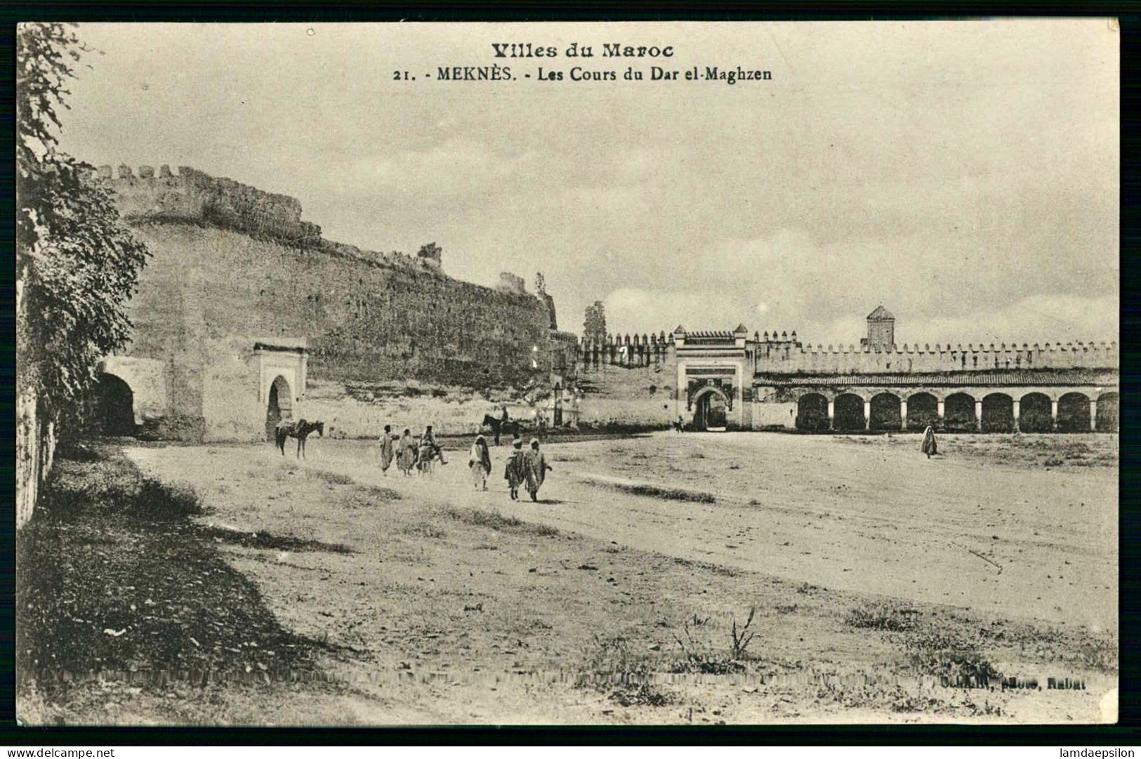 A68  MAROC CPA MEKNES - LES COURS DU DAR EL MAGHZEN - Collezioni E Lotti