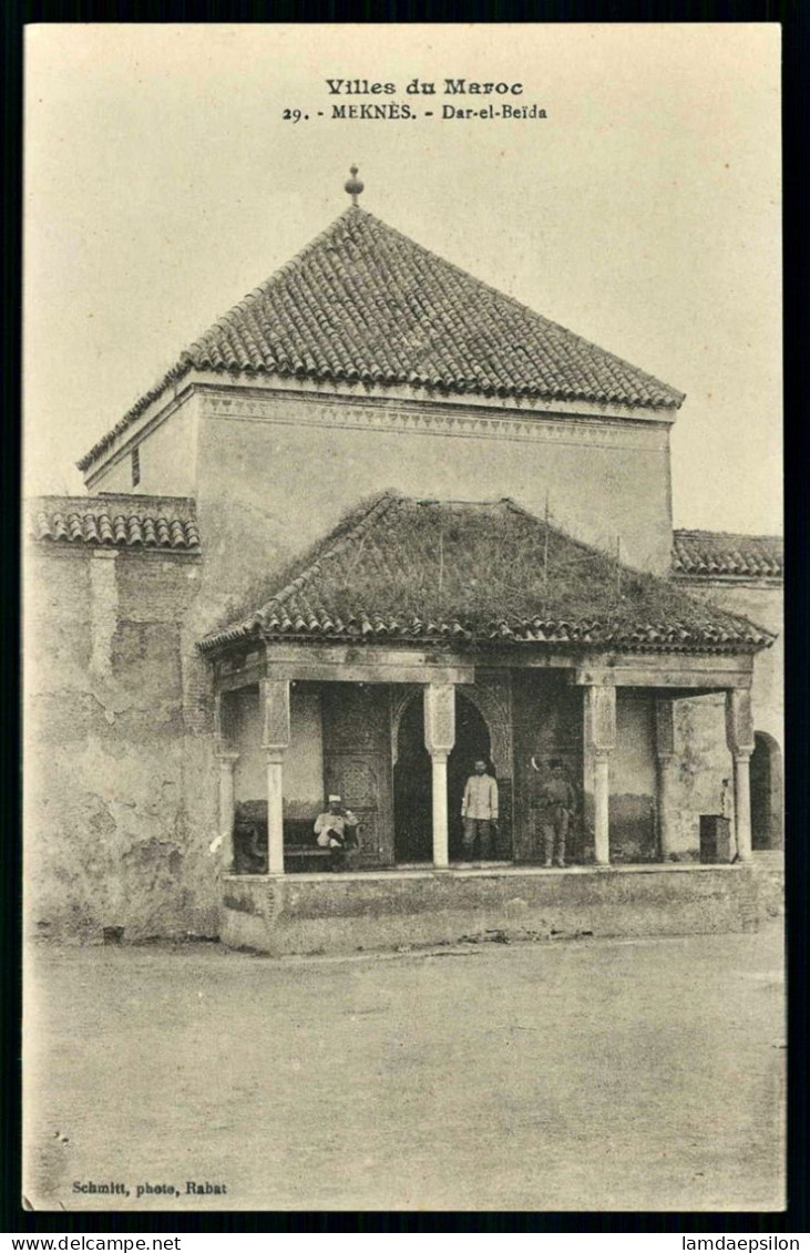 A68  MAROC CPA MEKNES - DAR-EL-BEIDA - Verzamelingen & Kavels