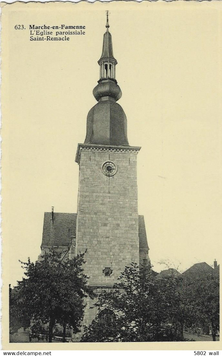 MARCHE-EN-FAMENNE : Eglise Paroissiale Saint-Remacle - Marche-en-Famenne