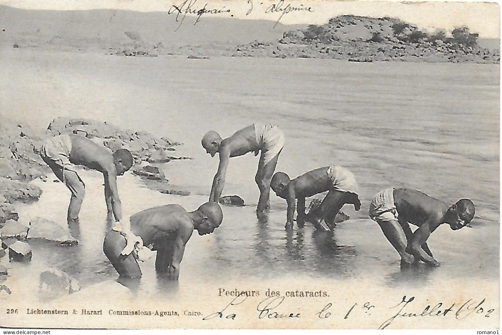 Egypte )   Pêcheurs Des Cataracts - Aswan