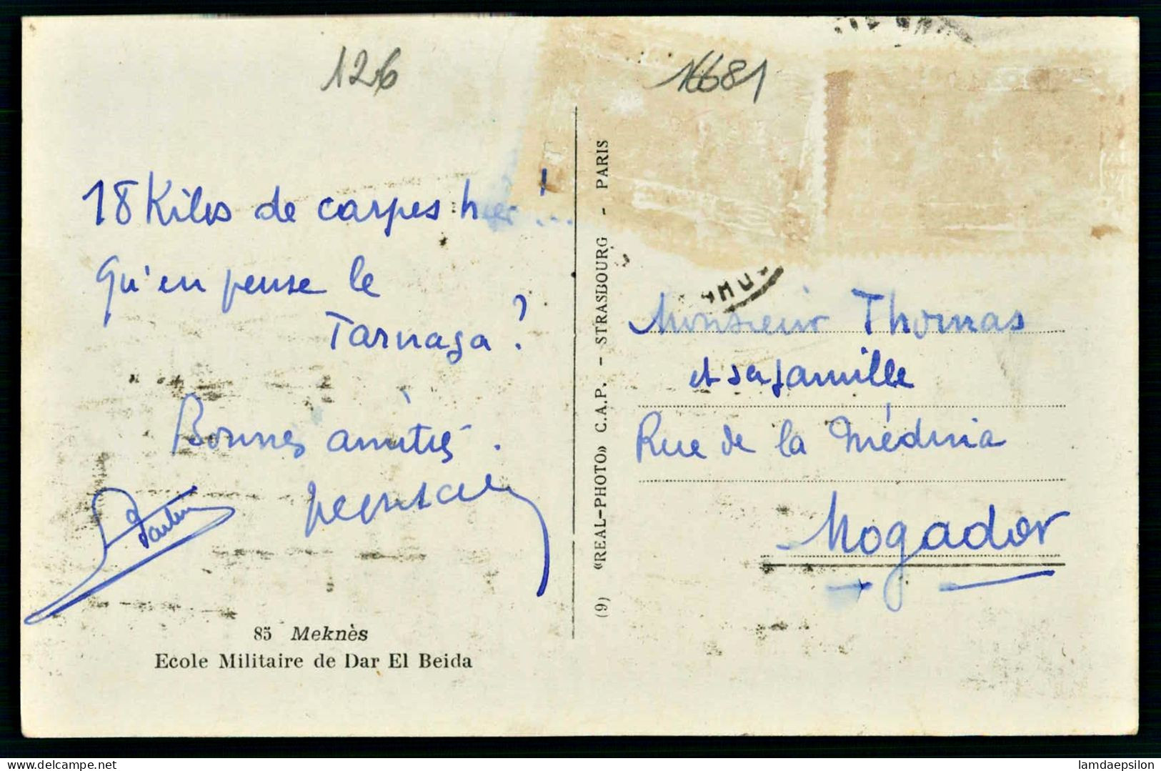 A68  MAROC CPA MEKNES - ECOLE MILITAIRE DE DAR EL BEIDA - Sammlungen & Sammellose