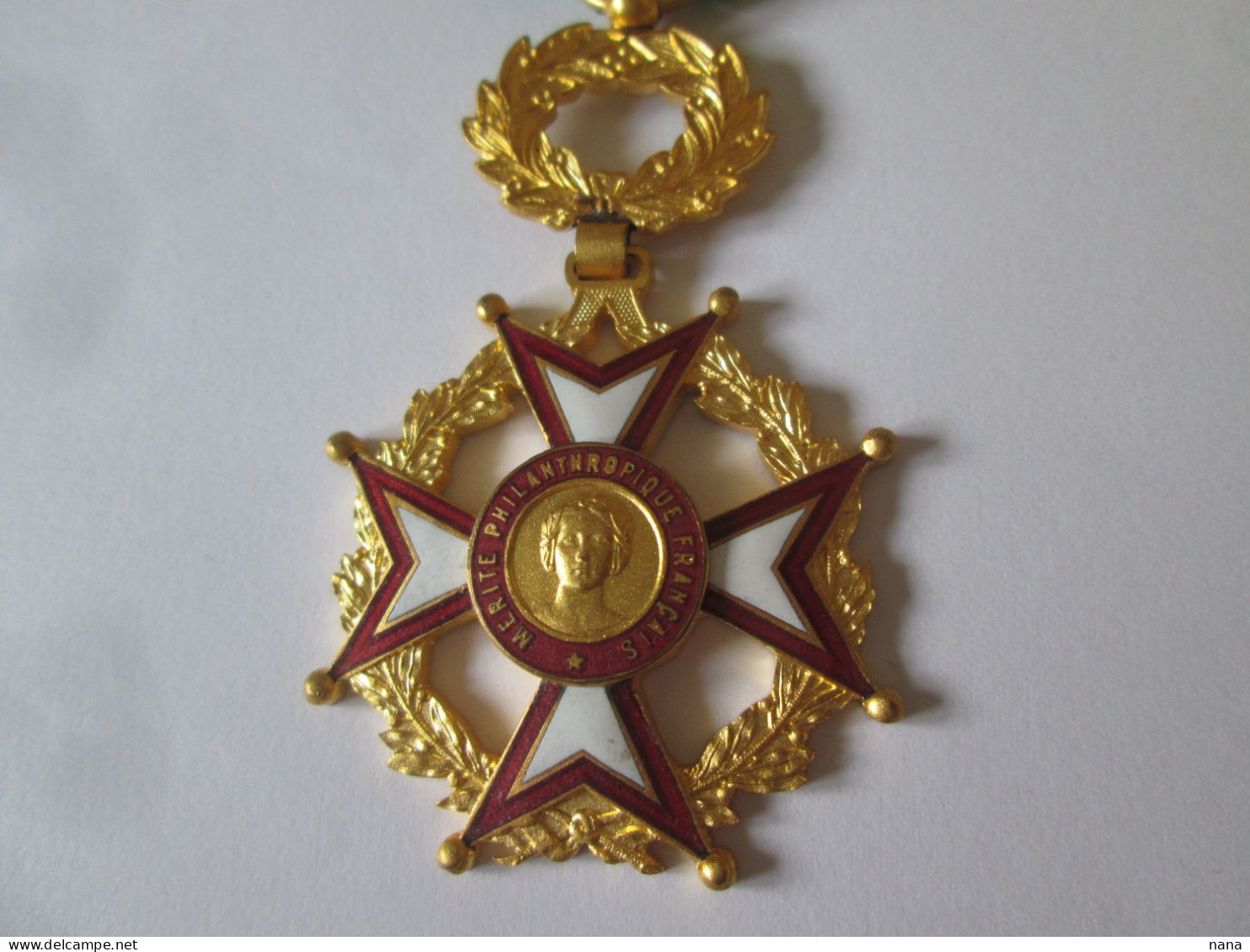 Ordre Du Merite Philanthropique Francais Au Grade D'officier/French Order Of Philanthropic Merit At The Rank Of Officer - Francia