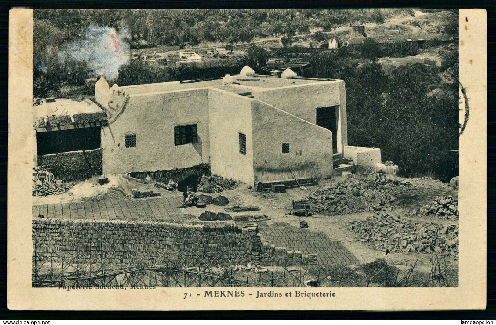 A68  MAROC CPA MEKNES - JARDINS ET BRIQUETERIE - Colecciones Y Lotes