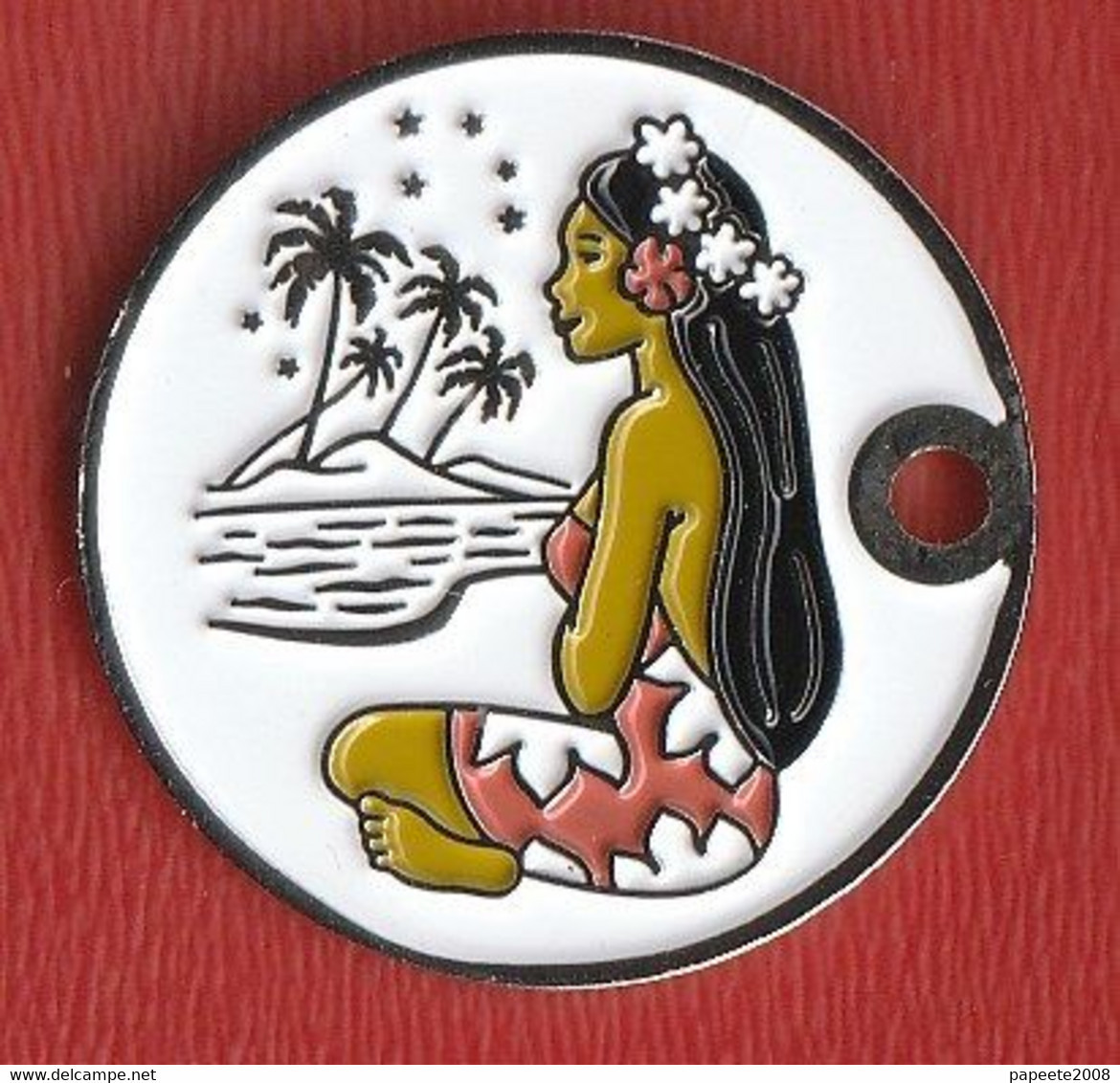 Polynésie Française - Tahiti - Jeton De Caddie - Brasserie - Bière Hinano 3ème Modèle - Métal - Neuf (1 Seul Ex.) - Jetons De Caddies