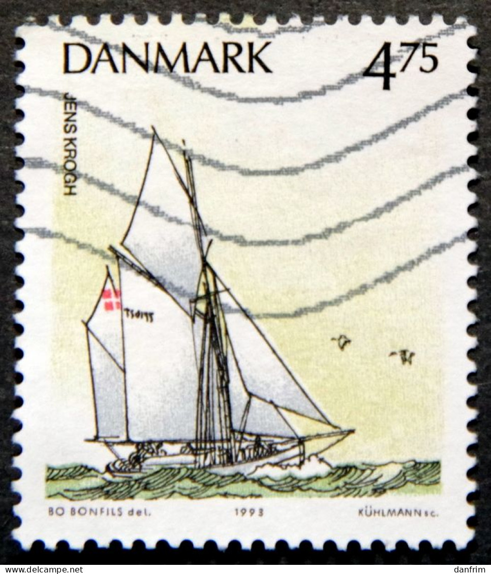 Denmark 1993 Segelschulschiffe /  Sail Training Ship / Navire-école De Voile  MiNr. 1058    ( Lot K 329 ) - Usati