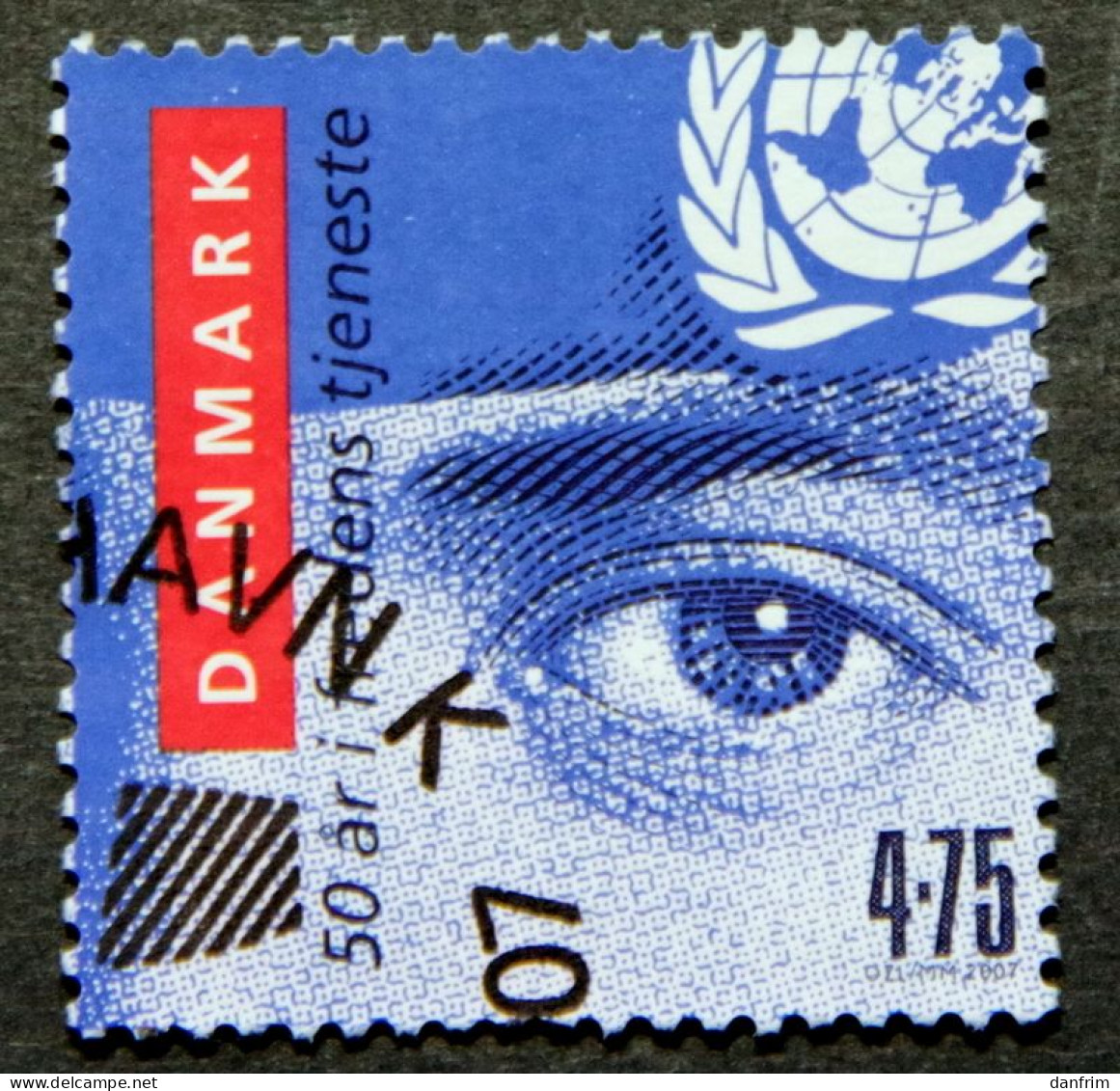 Denmark 2007 UN Forces   Minr.1461 (o)    ( Lot K 529 ) - Oblitérés