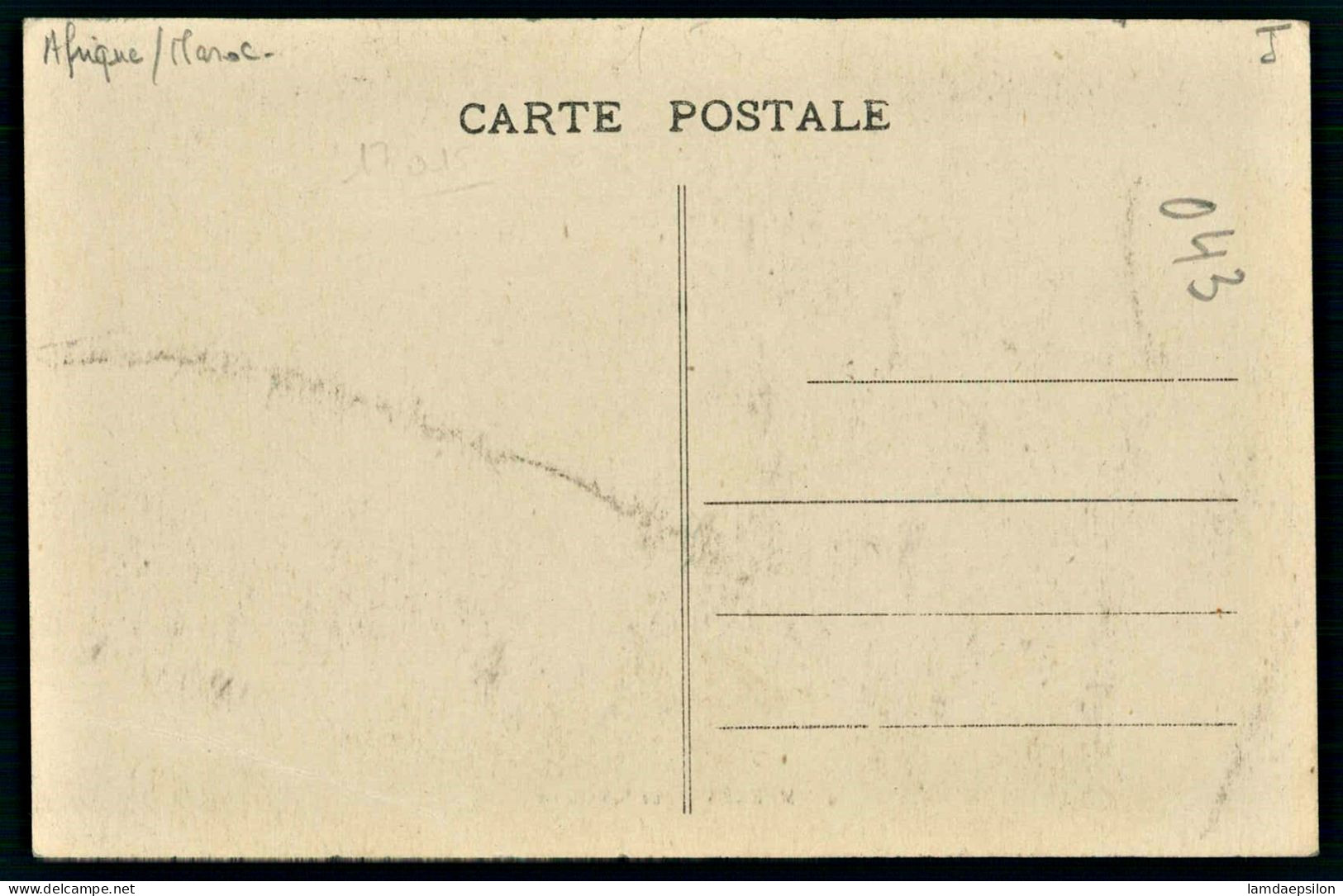 A68  MAROC CPA MEKNES - RUE SEBAGHINE - Collections & Lots