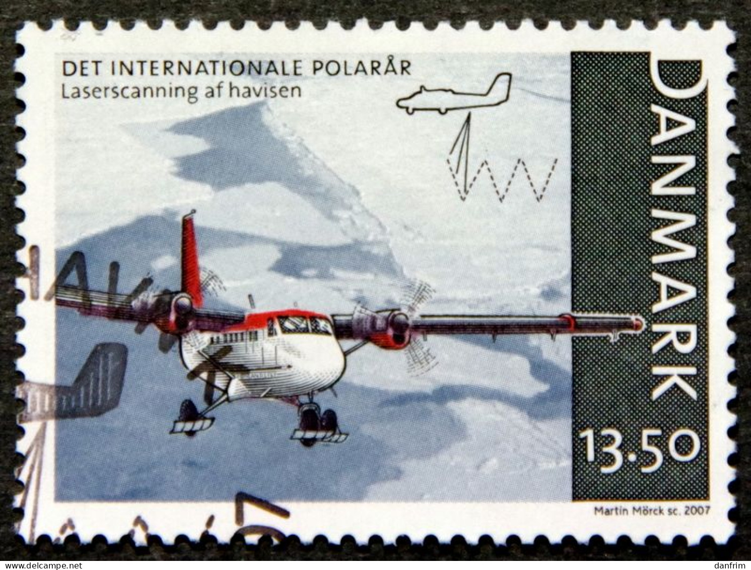 Denmark 2007 Internationales Polarjahr  International Polar Year  MiNr.1460 (O)  (lot  K 706 ) - Oblitérés