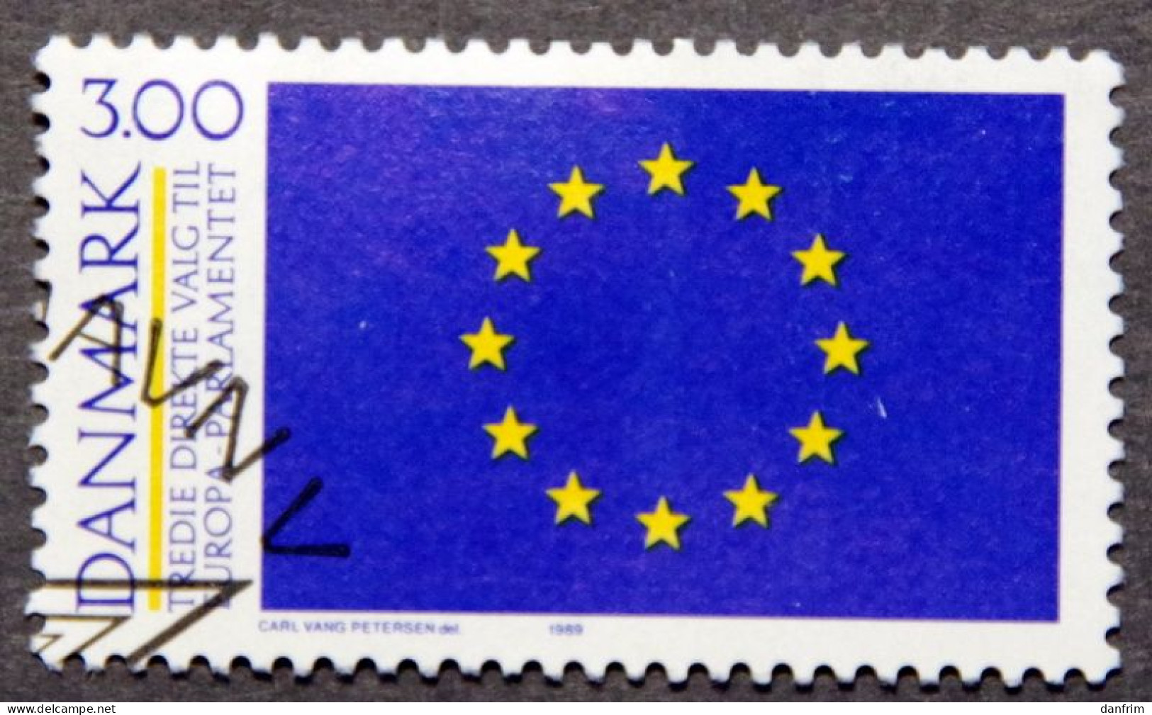 Denmark 1989 MiNr. 949 (O)  Europæiske Parlament ( Lot K 714) - Oblitérés