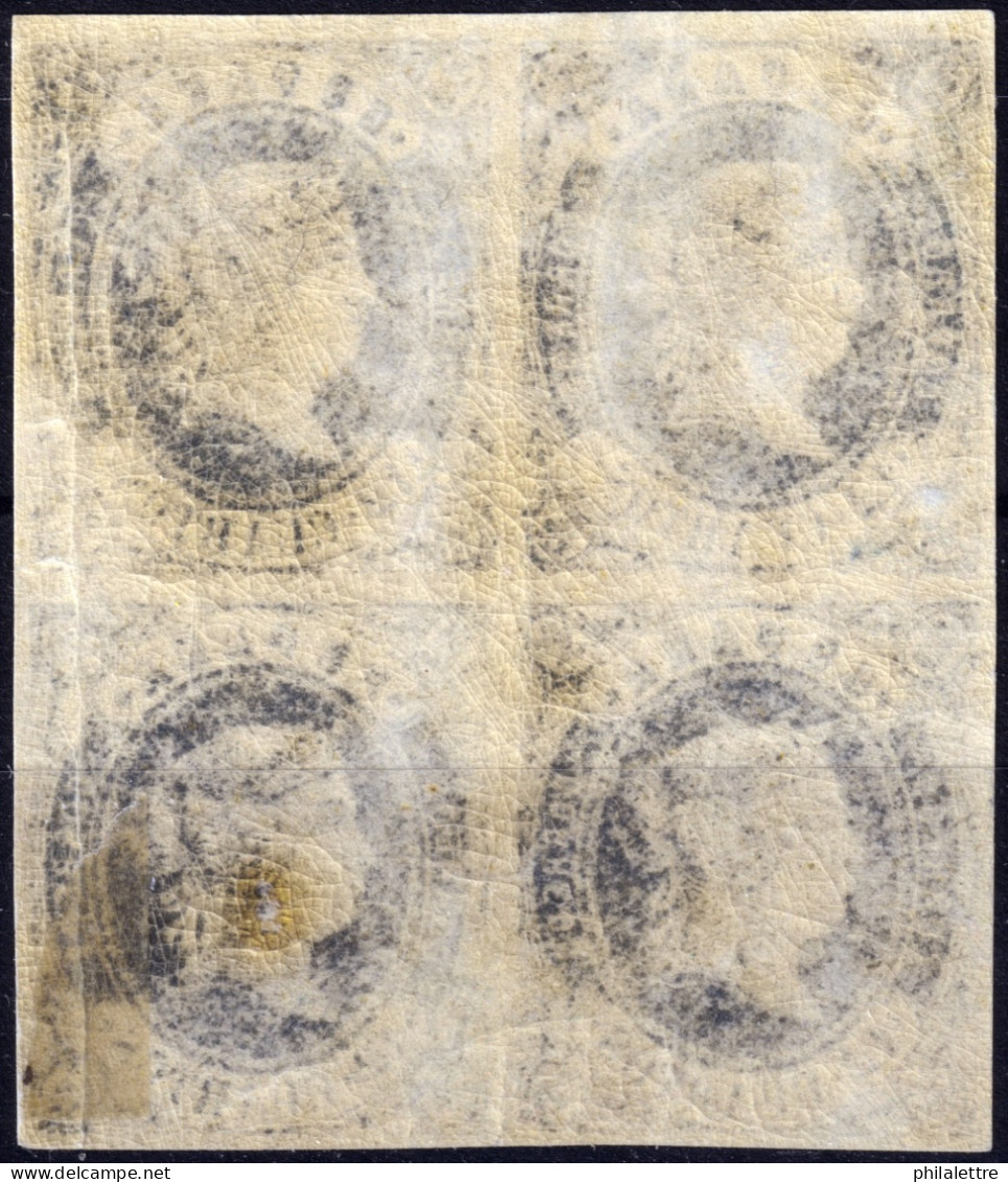 ESPAGNE/ESPAÑA 1862 Ed.59 12cu Azul/rosa Bloque De 4 - Nuevo ** (c.220€++) - Unused Stamps