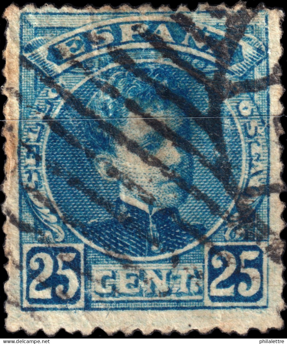 ESPAGNE/ESPAÑA Ca.1902/3 Ed.248 25c Cadete Inutilizado Con Matasellos Experimental De Madrid - Used Stamps