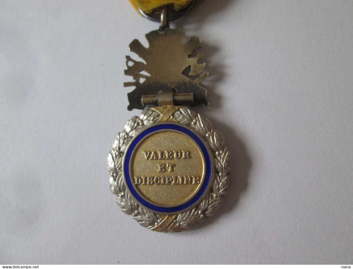 France Medaille:Valeur Et Discipline 1870 Avec Ruban Vers 1920/France Medal:Value & Discipline 1870 With Ribbon Ab.1920 - France