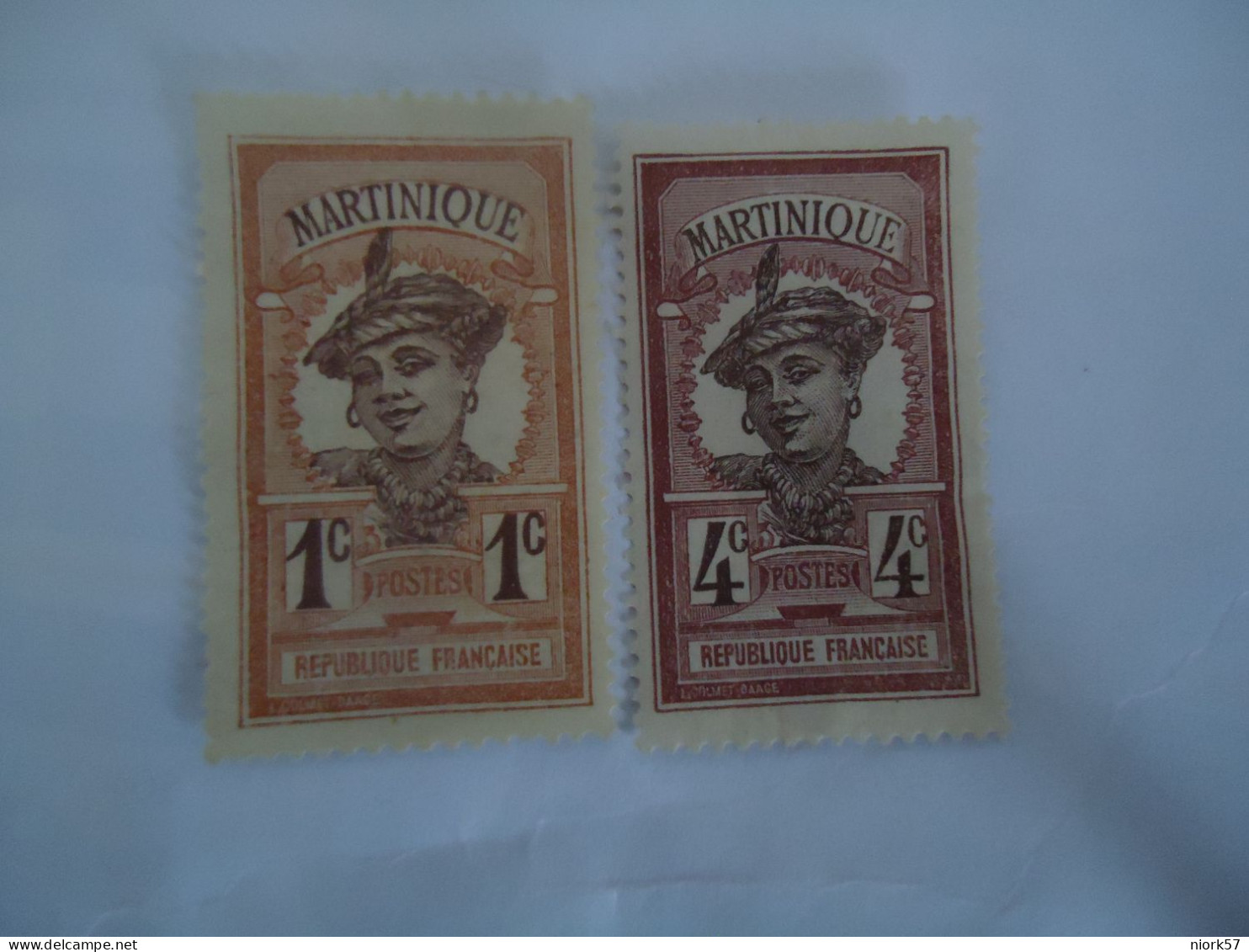 MARTINIQUE  2 MLN   STAMPS  WOMENS - Andere & Zonder Classificatie