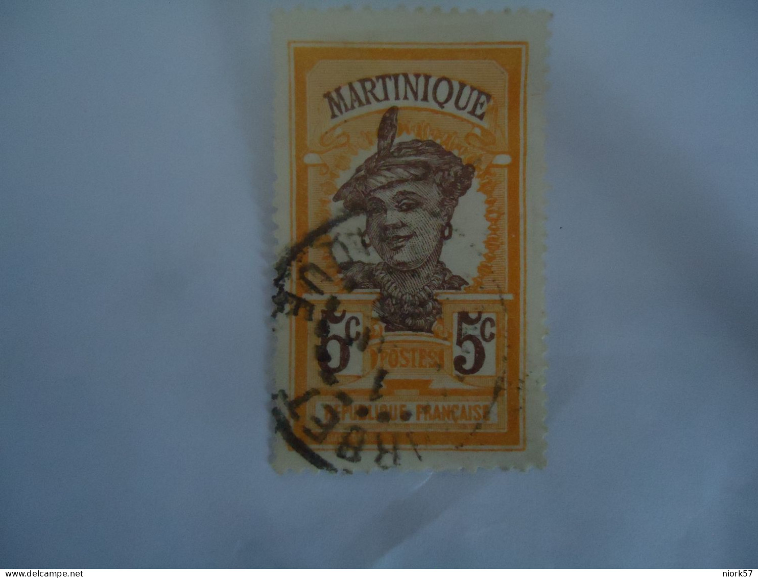 MARTINIQUE   USED  STAMPS  WOMENS  WITH POSTMARK - Autres & Non Classés