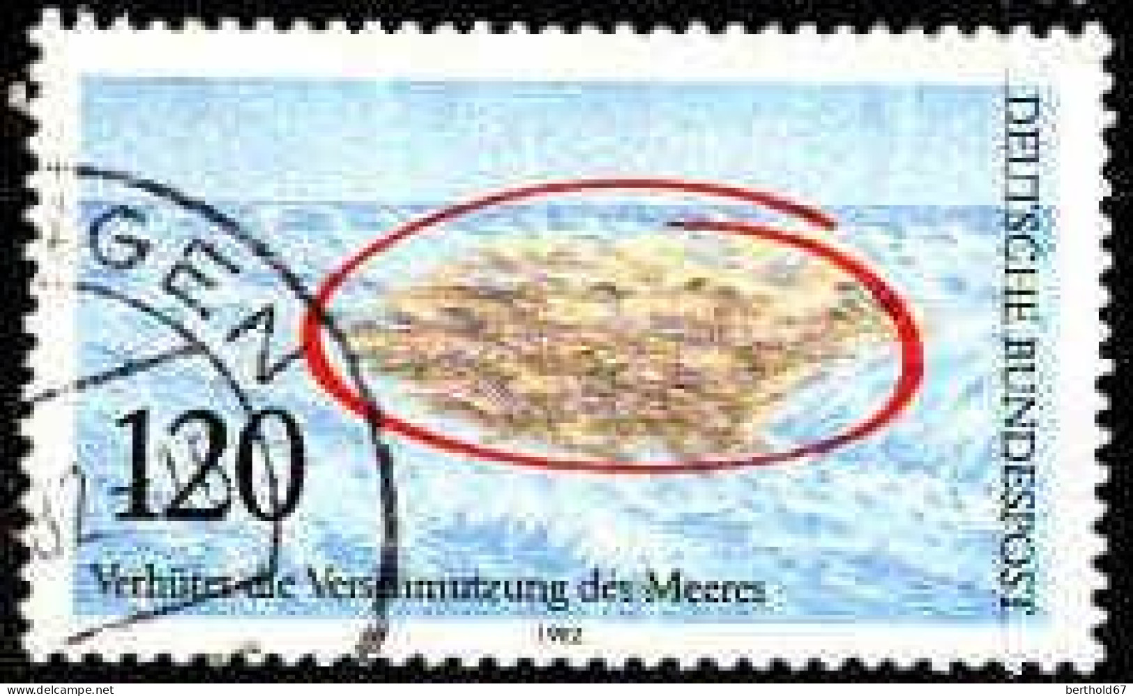 RFA Poste Obl Yv: 976 Mi:1144 Verhütet Die Verschmutzung Des Meeres (Beau Cachet Rond) (Thème) - Inquinamento