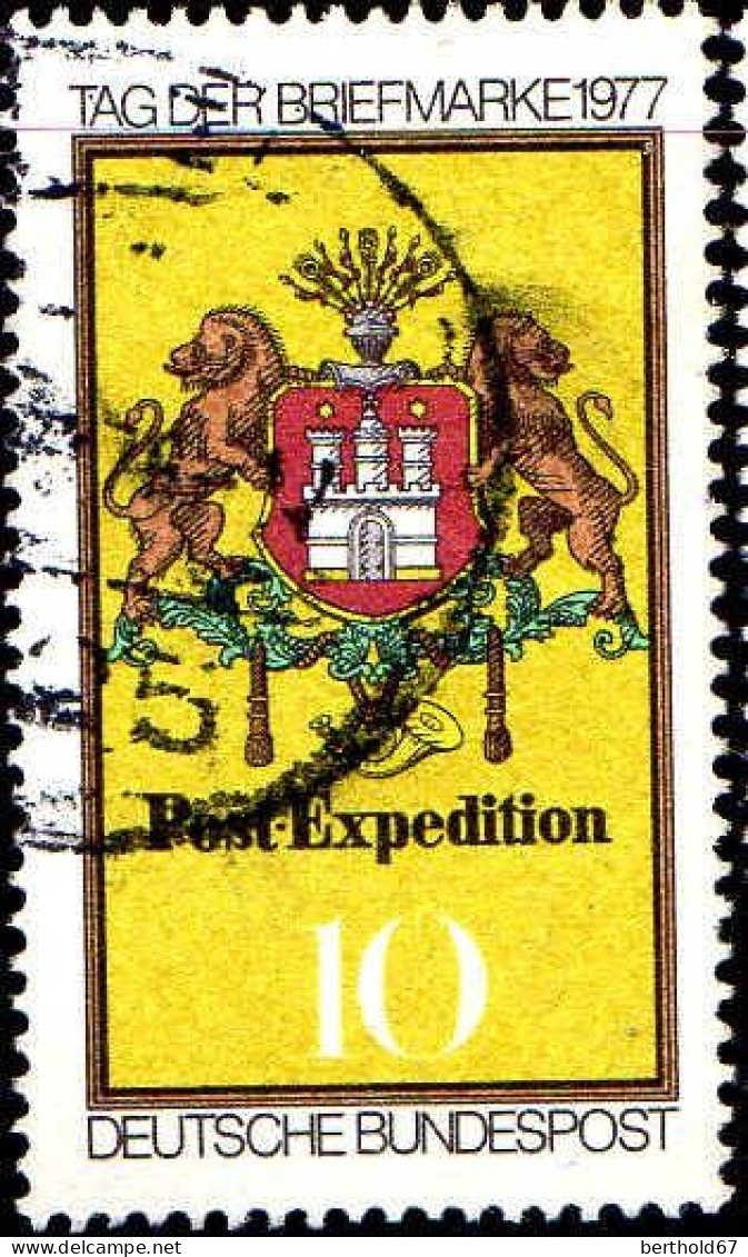 RFA Poste Obl Yv: 795 Mi:948 Tag Der Briefmarke Post-Expedition (cachet Rond) (Thème) - Timbres