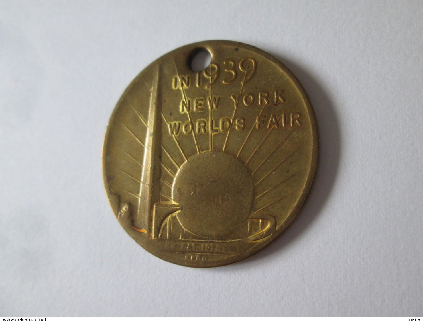 Etats-Unis Medaille:Inauguration De La George Washington 150 Ans-Exposition Universelle De New York 1939 - USA