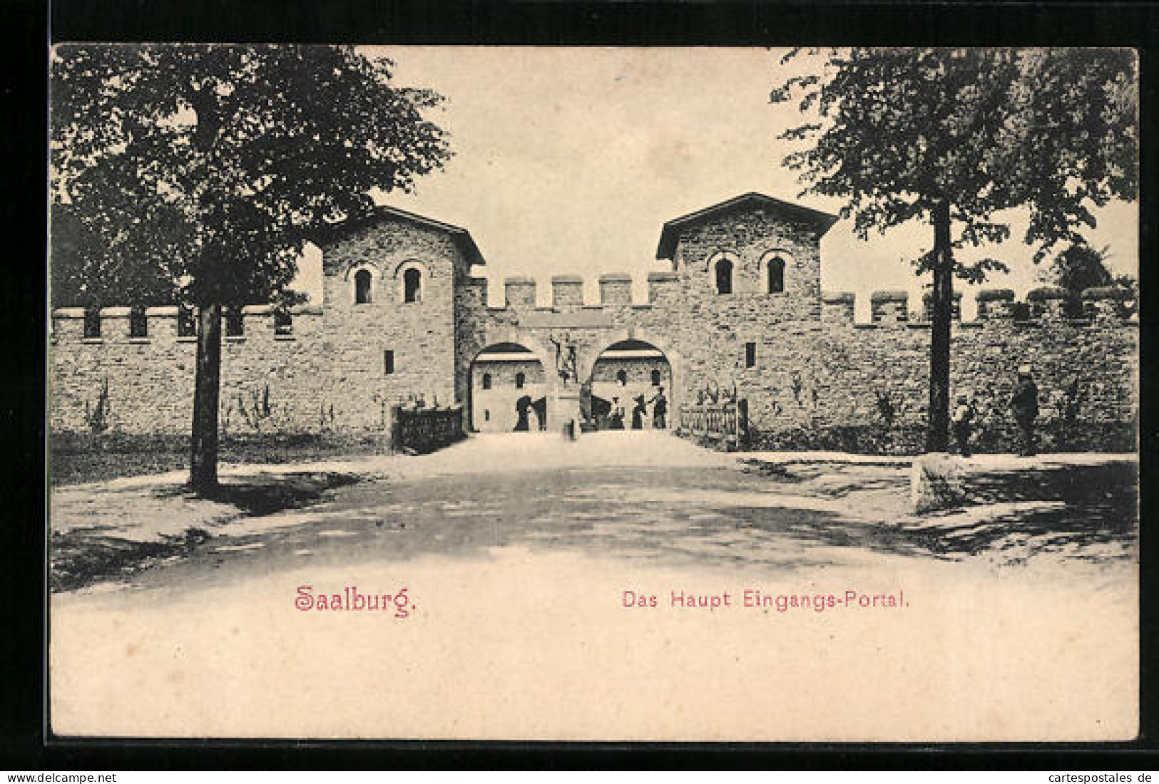 AK Bad Homburg Vor Der Höhe, Kastell Saalburg, Das Haupteingangs-Portal  - Saalburg