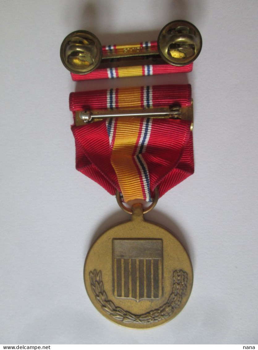 Etats-Unis Medaille:Defense Nationale Avec Ruban 1953/USA Medal:National Defense With Ribbon 1953 - USA