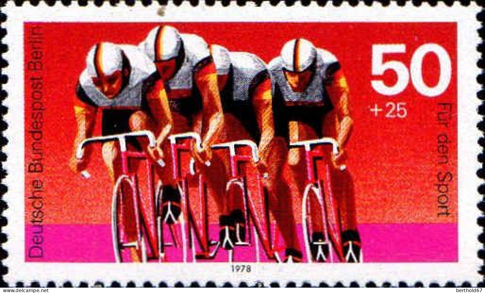 Berlin Poste N** Yv:528 Mi:567 Für Den SportCyclisme (Thème) - Cycling