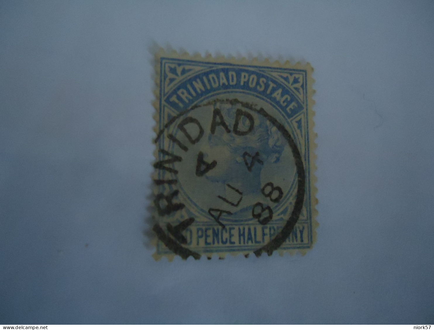 TRINIDAD   USED STAMPS QUEEN 1883  WITH POSTMARK  TRINIDAD 1888 - Trindad & Tobago (...-1961)