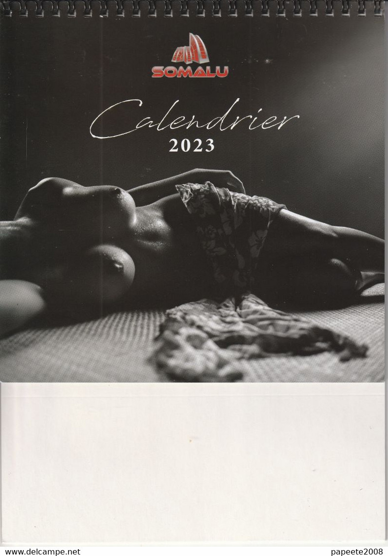 Polynésie Française / Tahiti - Calendrier 2023 - Filles Nues (publicité SOMALU) - Neuf - Grand Format : 2001-...