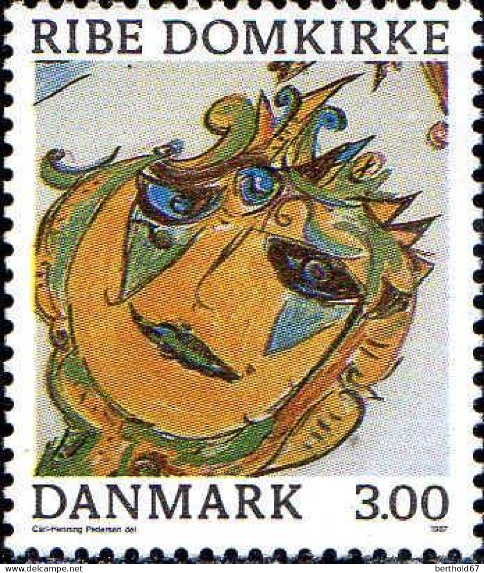 Danemark Poste N** Yv: 894 Mi:891 Ribe Domkirke Carl-Henning Pedersen (Thème) - Modern