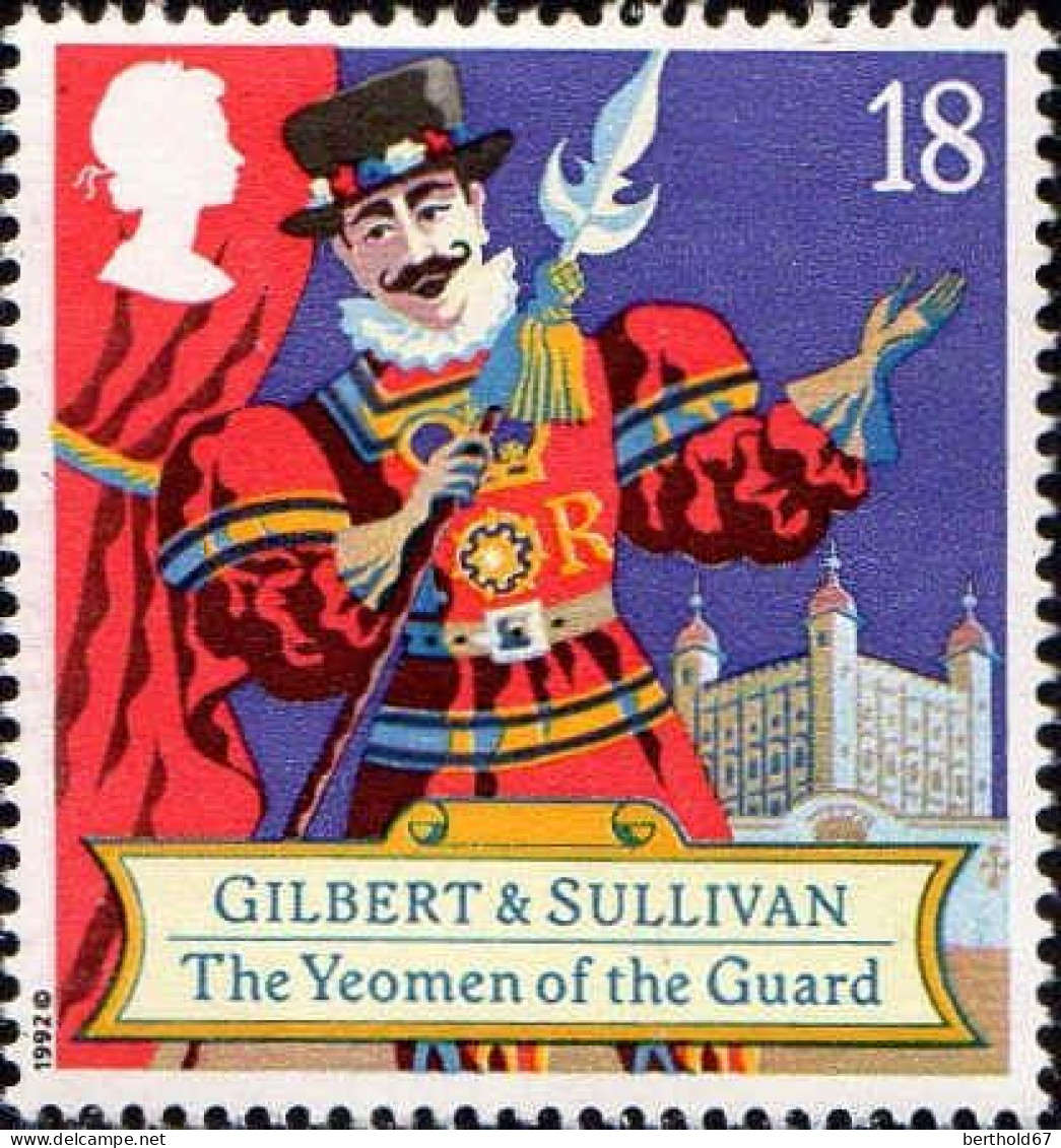 GB Poste N** Yv:1628/1632 Sir Arthur Sullivan Compositeur - Unused Stamps