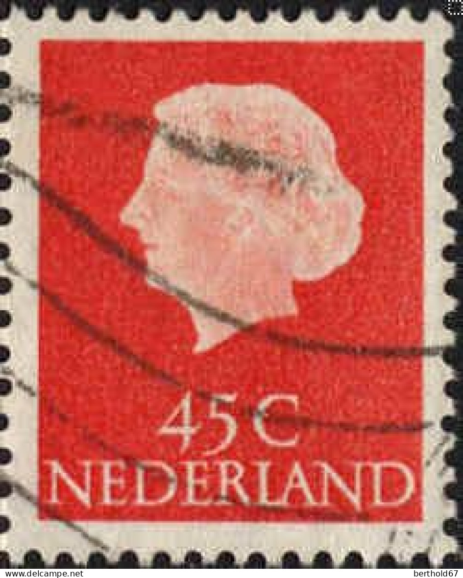 Pays-Bas Poste Obl Yv: 606 Mi:626x Reine Juliana (Lign.Ondulées) - Used Stamps