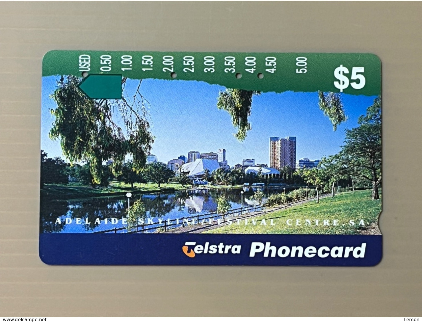 Australia Phonecard, Adelaide Skyline Festival Centre, 1 Used Card - Australie