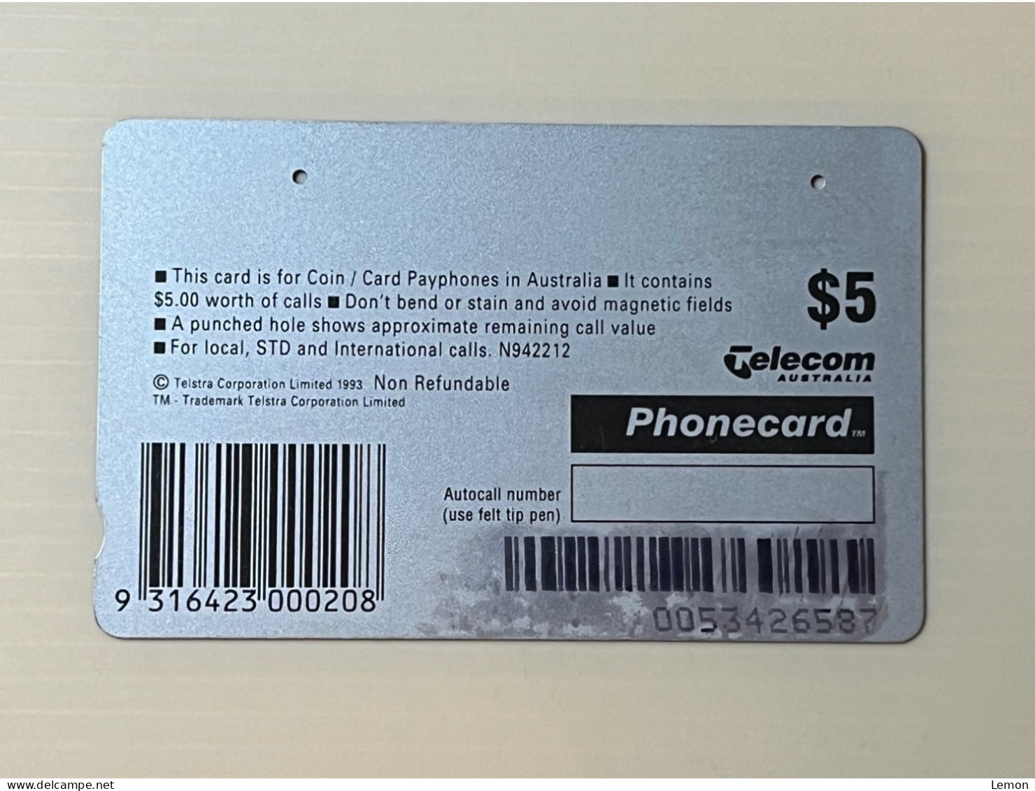 Australia Phonecard, Surf Lite Saving Australia Limited, 1 Used Card - Australie
