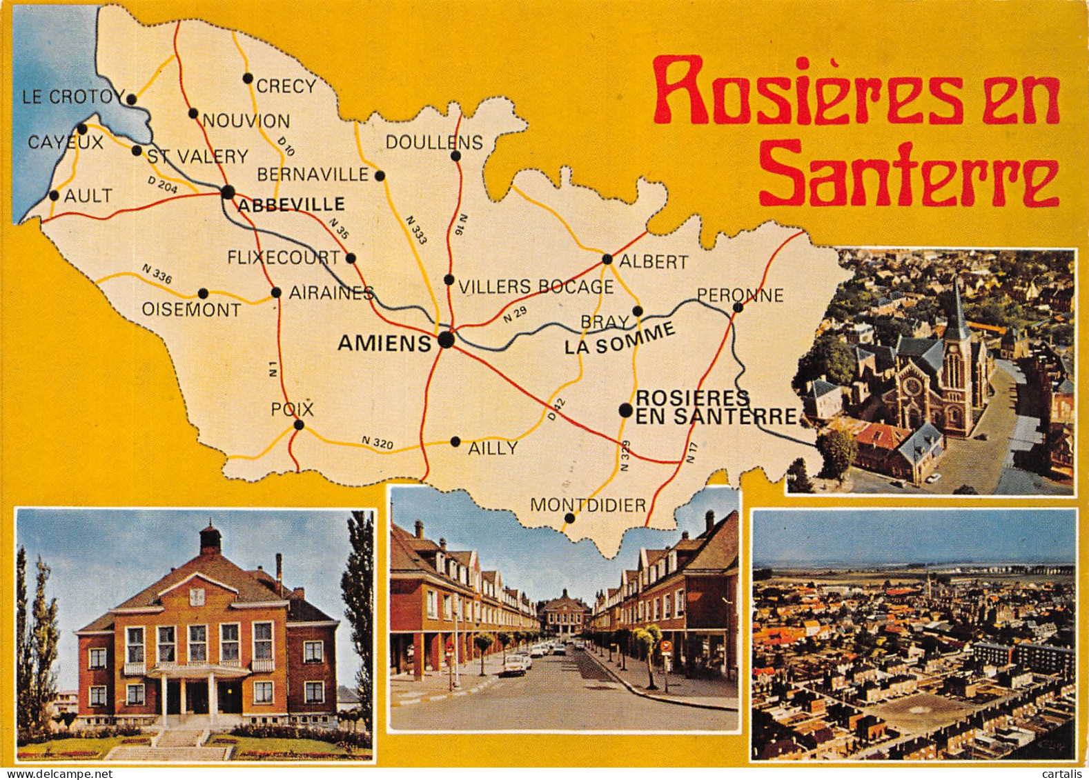 80-ROSIERES EN SANTERRE-N°4295-D/0317 - Rosieres En Santerre