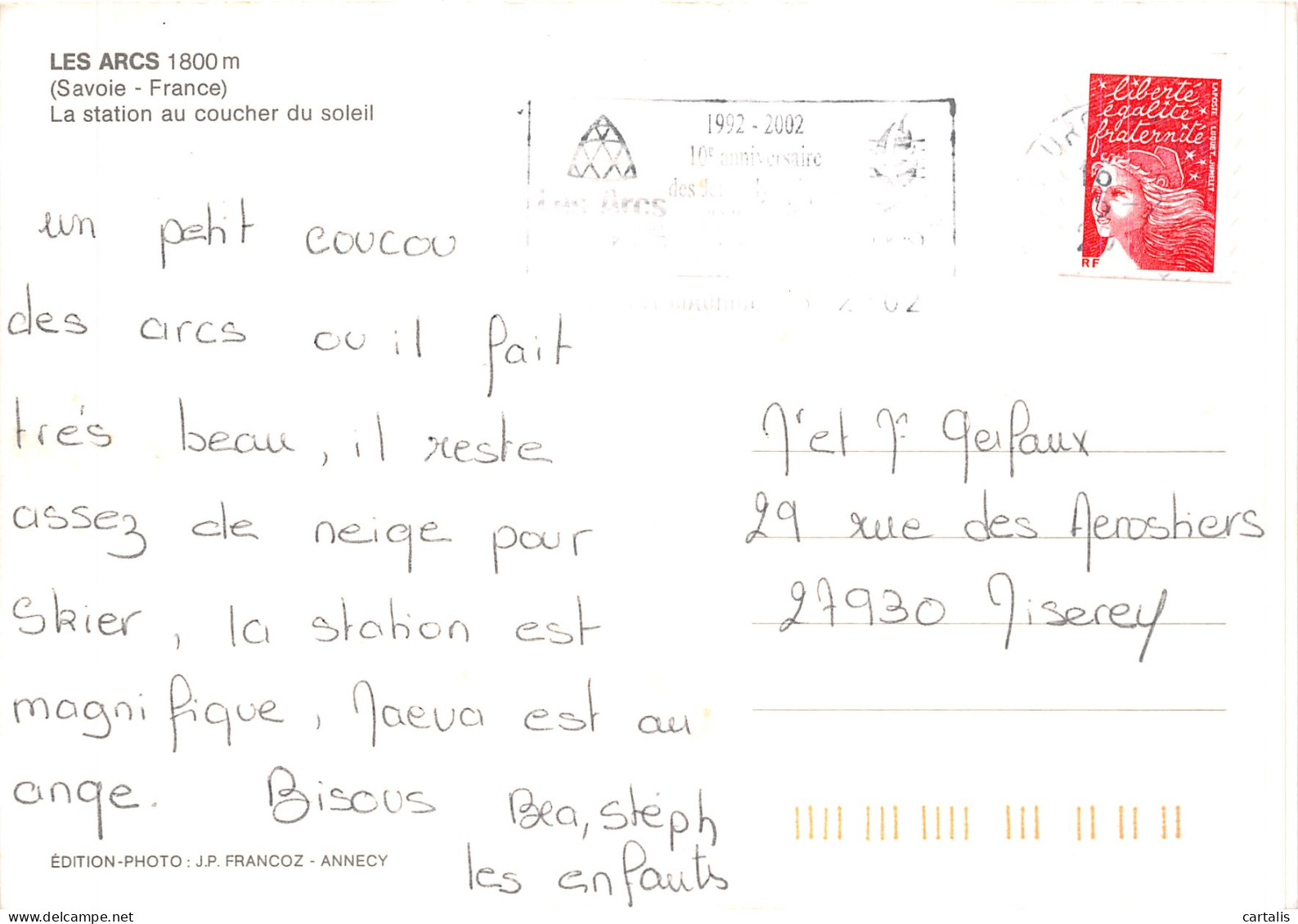 73-LES ARCS-N°4295-D/0209 - Les Arcs