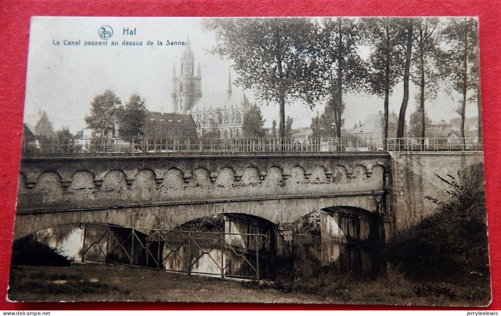 HALLE  -  HAL  -  Le Canal Passant Au Dessus De La Senne -  1911 - Halle