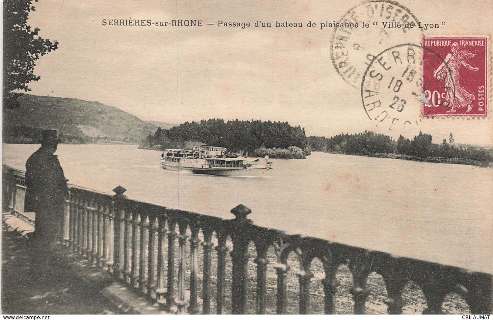 07-SERRIERES SUR RHONE-N°T5236-E/0259 - Serrières