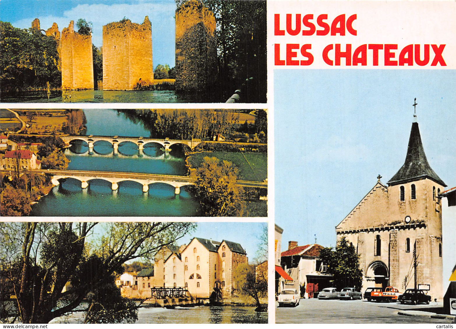 86-LUSSAC LES CHATEAUX-N°4297-D/0385 - Lussac Les Chateaux