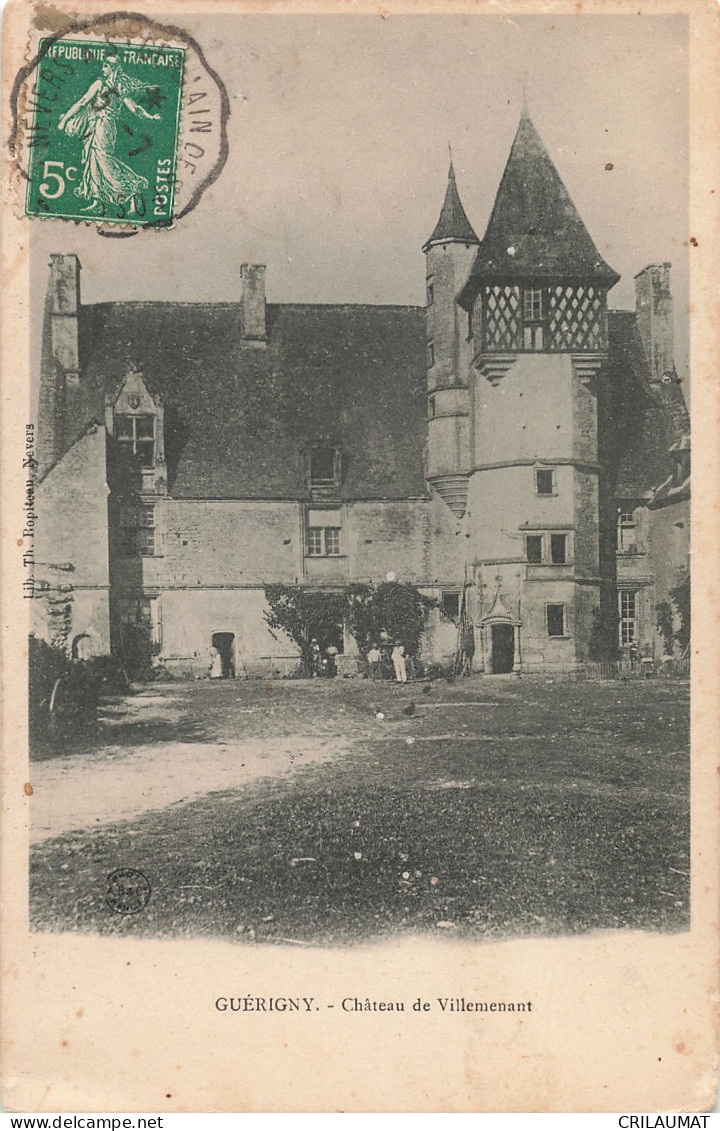 58-GUERIGNY-N°T5236-H/0311 - Guerigny