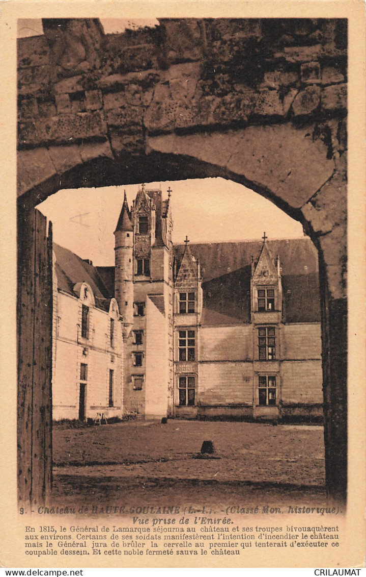 44-HAUTE GOULAINE-N°T5237-C/0223 - Haute-Goulaine